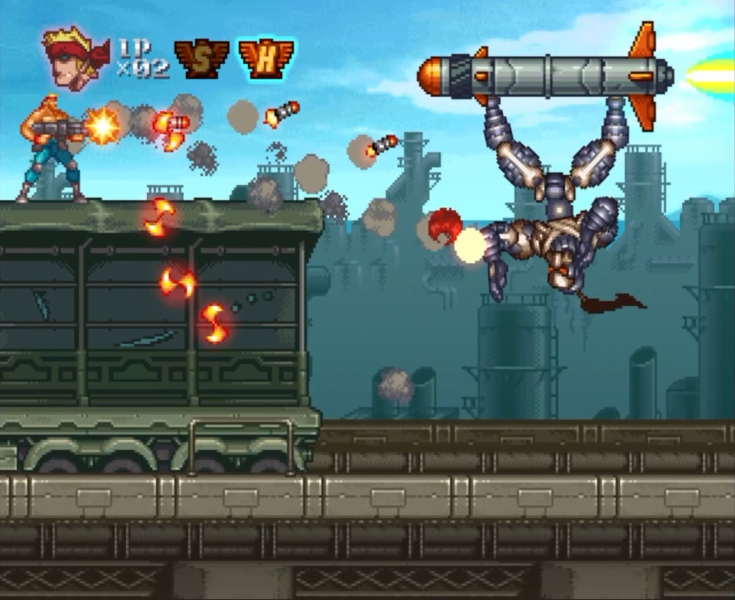 Contra ReBirth - геймплей игры на Nintendo Wii